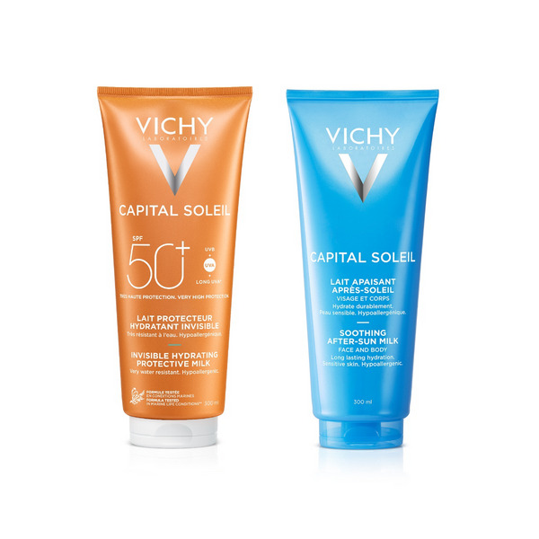  Vichy Capital Soleil Latte Spf50 300 Ml + Doposole 300 Ml 