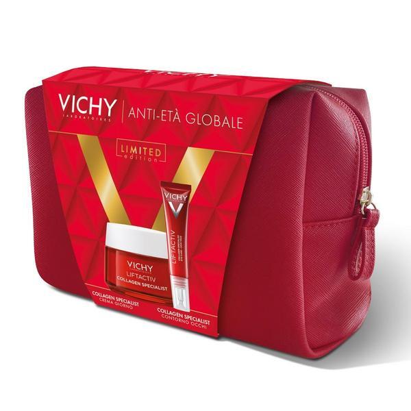  Vichy Liftactiv Pochette Regalo Crema Giorno Liftactiv Collagen Specialist 50 Ml + Contorno Occhi 15 Ml 