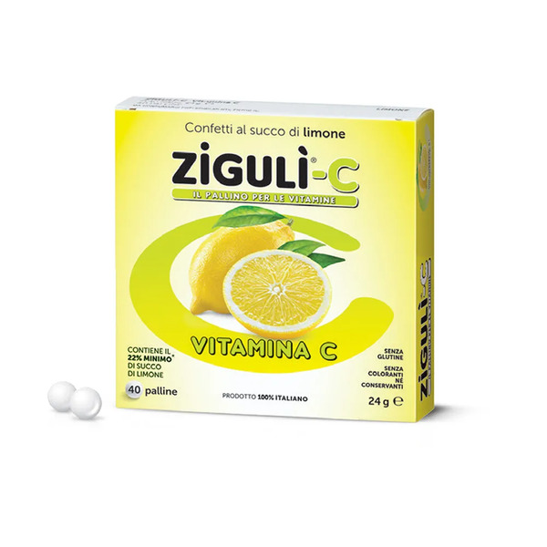  Zigulì-c Limone Con Vitamina C 40 Palline 
