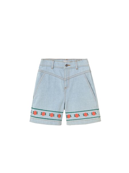  Tinycottons Bermuda Denim roses 