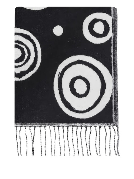  10 Corso Como Coperta Reversibile Con Cerchi - Nero 