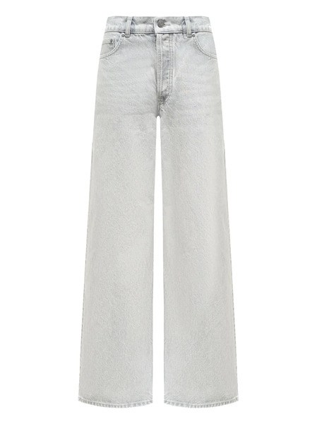  12 Storeez Jeans A Gamba Ampia - Grigio 