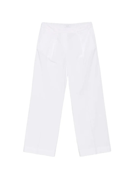  40 Weft Pantaloni Raissa A Gamba Ampia - Bianco 