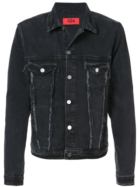  424 Trucker Denim Jacket - Nero 