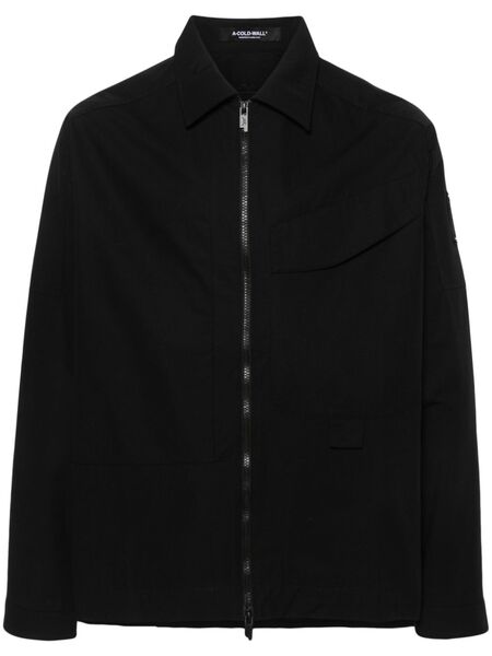  A-cold-wall* Giacca-camicia Con Ricamo - Nero 