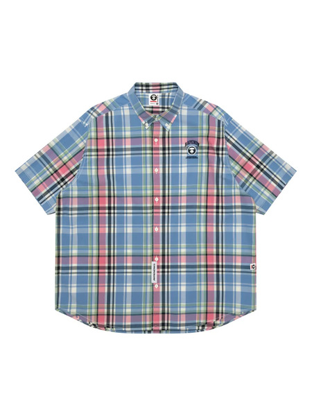  Aape By *a Bathing Ape® Camicia A Quadri - Blu 