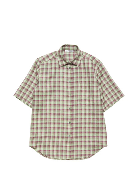  Acne Studios Camicia A Quadri - Verde 
