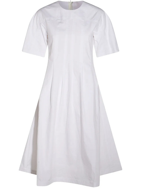  Add Abito Midi In Cotone - Bianco 
