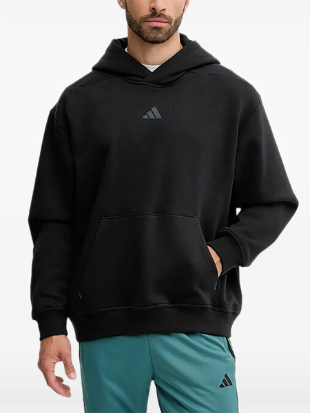  Adidas Felpa Con Cappuccio - Nero 