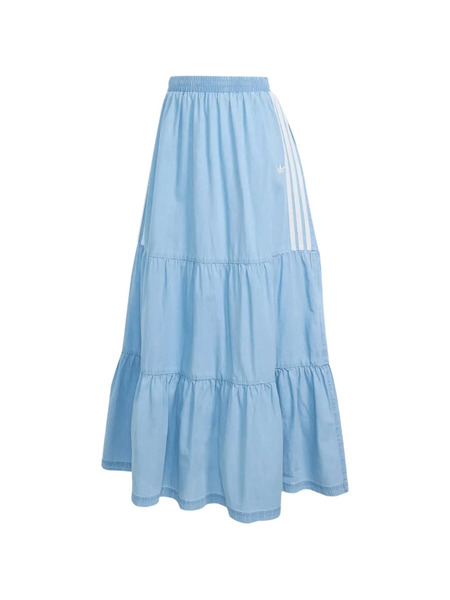  Adidas Gonna Lunga Summer Glow Con Balze - Blu 