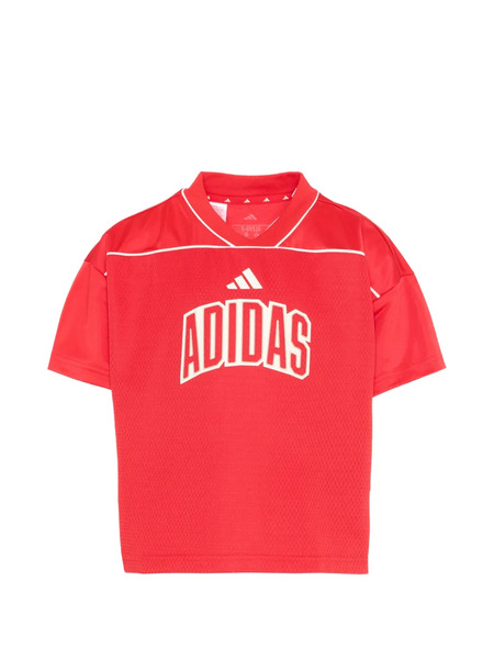  Adidas Kids T-shirt Con Logo - Rosso 