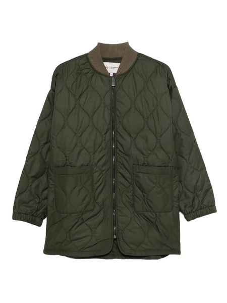  Ag Jeans Cappotto Trapuntato Oversize - Verde 