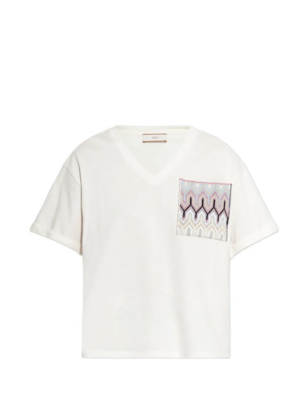  Akep T-shirt Con Scollo A V - Toni Neutri 