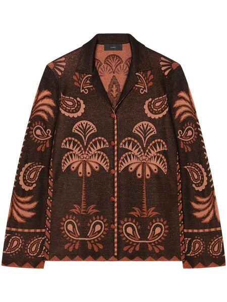  Alanui Camicia Wild Wonder - Marrone 