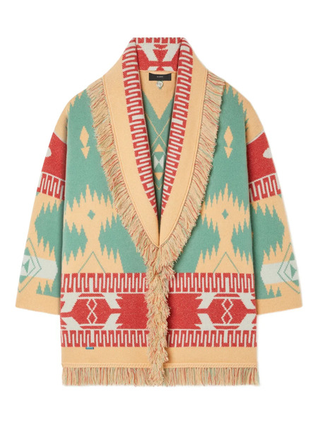  Alanui Cardigan Icon Con Frange - Toni Neutri 