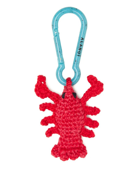  Alanui Portachiavi Lobster All'uncinetto - Rosso 