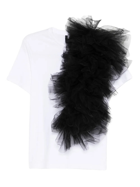 Alchemy T-shirt Con Ruches - Bianco 
