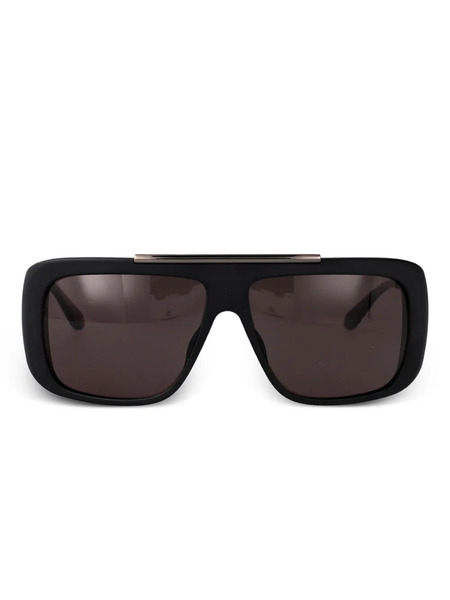  Alexander Mcqueen Eyewear Occhiali Da Sole Squadrati Oversize - Grigio 