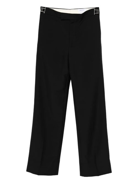  Alexander Mcqueen Pantaloni Con Fibbia - Nero 