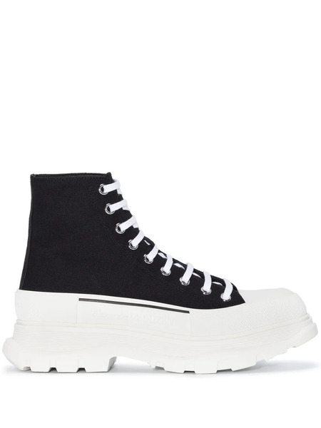  Alexander Mcqueen Sneakers Alte Tread Slick - Nero 
