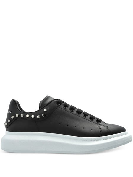  Alexander Mcqueen Sneakers Oversize In Pelle - Nero 