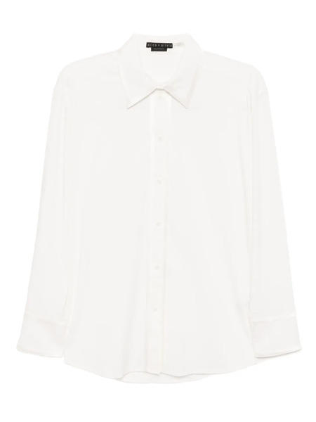  Alice + Olivia Camicia Perfect Button Down - Bianco 