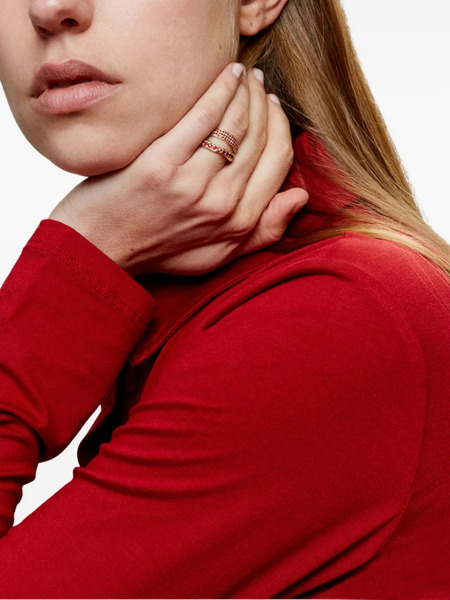 Alice Waese 14kt Yellow Gold Atlas Ruby Ring - Oro 