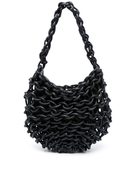  Alienina Borsa A Spalla Alice Intrecciato - Blu 
