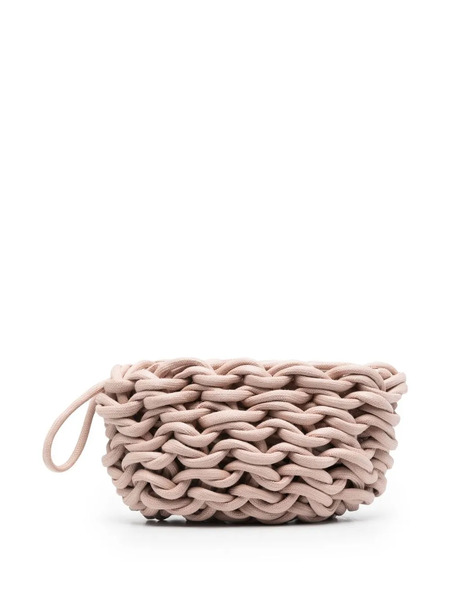  Alienina Clutch Tebe Intrecciata - Rosa 
