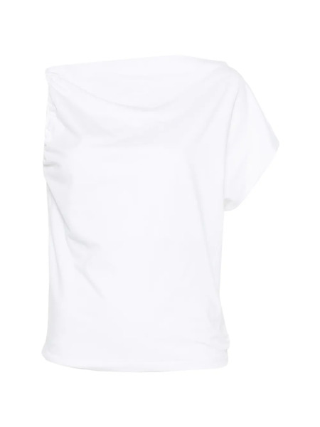  Alpha Studio Top Con Spalline - Bianco 