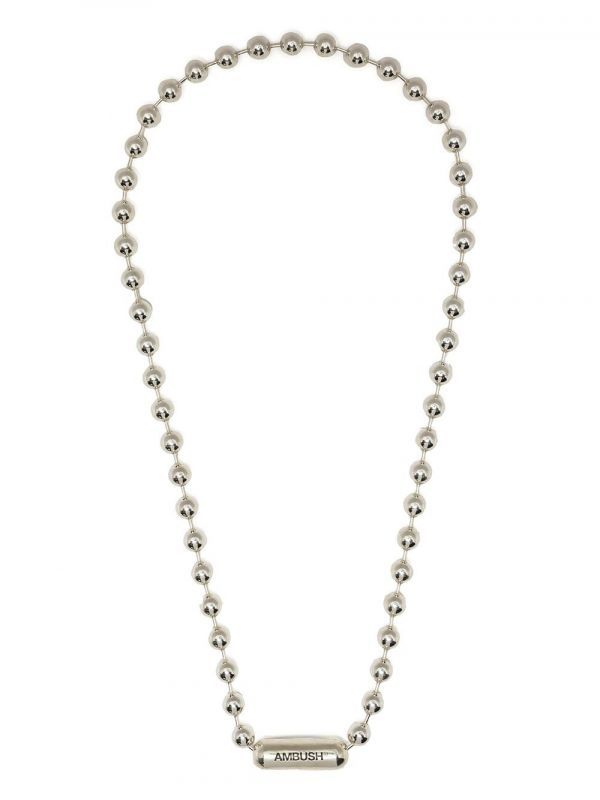  Ambush Collana Con Perline - Argento 