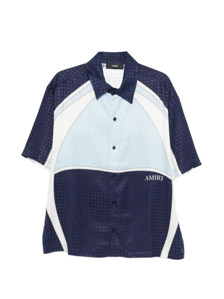  Amiri Camicia Con Inserti - Blu 