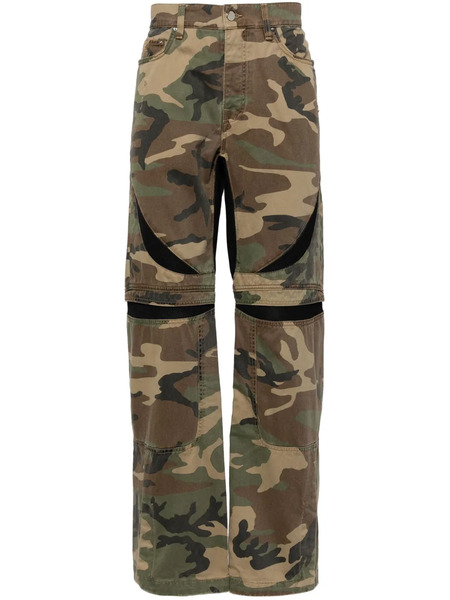  Amiri Jeans Con Stampa Camouflage - Verde 