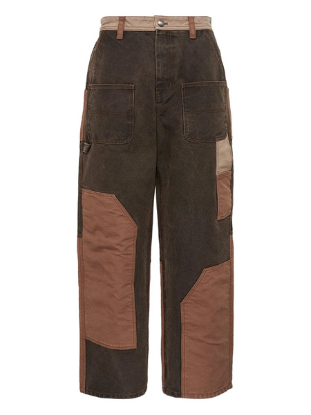  Andersson Bell Jeans Con Design Patchwork - Marrone 