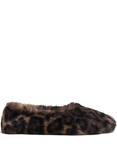  Apparis Slippers Magda Leopardate - Marrone 