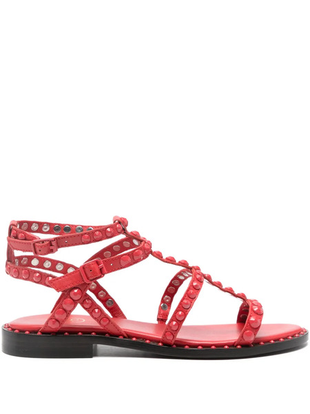  Ash Sandali Precious Con Borchie - Rosso 