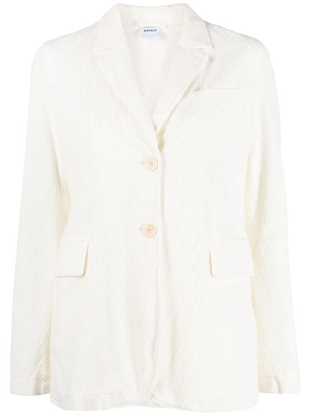  Aspesi Blazer A Coste - Bianco 