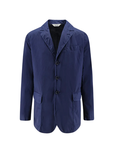  Aspesi Blazer In Cotone - Blu 