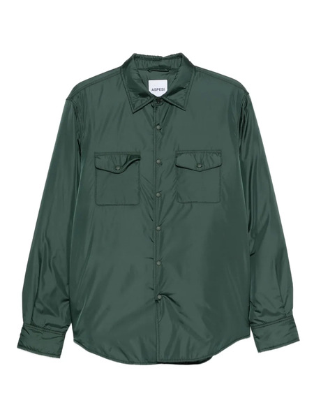  Aspesi Camicia Con Tasca - Verde 