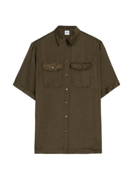  Aspesi Camicia Con Taschino - Verde 