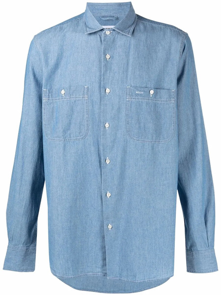  Aspesi Camicia Denim - Blu 