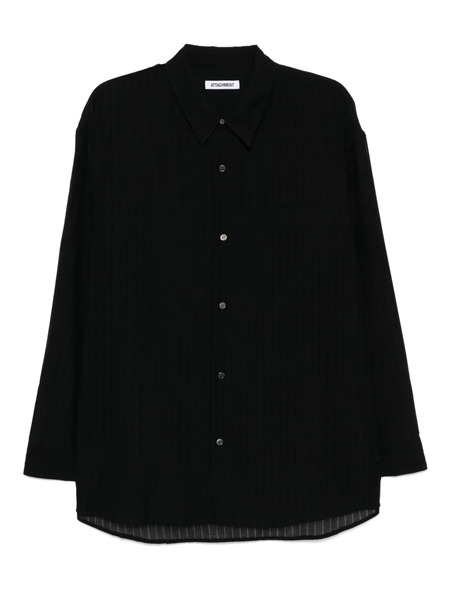  Attachment Camicia A Righe - Nero 