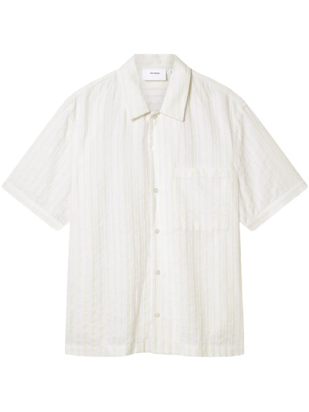  Axel Arigato Camicia A Righe - Toni Neutri 