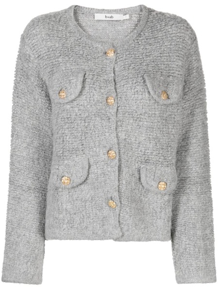  B+ab Cardigan Bouclé - Grigio 