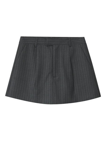  B+ab Shorts A Righe - Grigio 