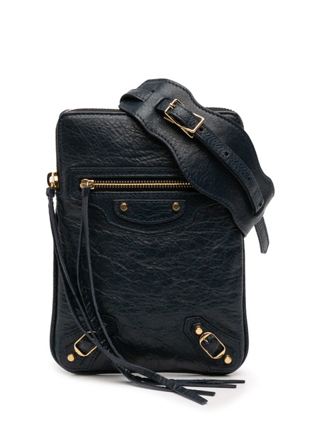  Balenciaga Pre-owned Custodia Per Smartphone Con Tracolla Motocross Classic In Tpelle Di Agnello 2016 - Blu 