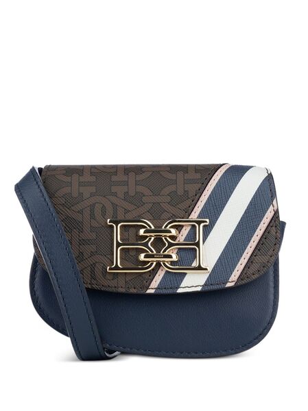  Bally Borsa A Spalla Con Stampa - Marrone 