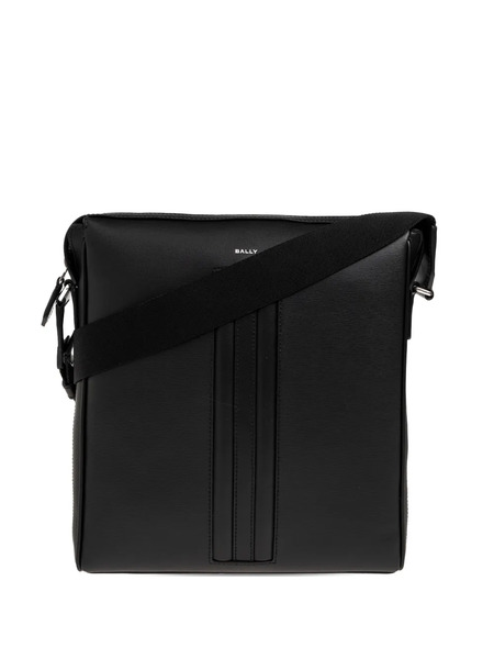  Bally Borsa In Pelle A Righe - Nero 