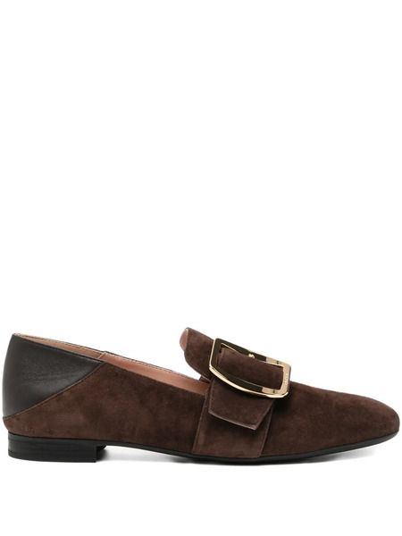  Bally Mocassini Con Fibbia - Marrone 
