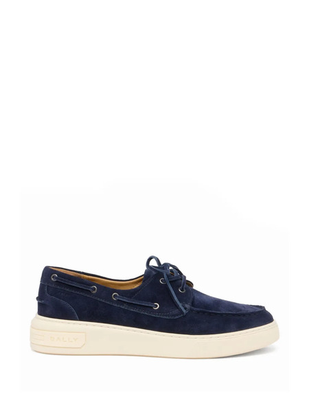  Bally Sneakers In Pelle Scamosciata - Blu 